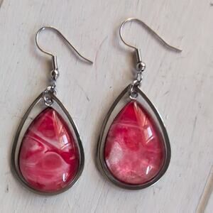 Handmade Acrylic Painted Earrings